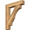 Ekena Millwork Balboa Block Rough Sawn Bracket, Western Red Cedar, 4"W x 24"D x 28"H BKT04X24X28BOA05RWR - alternate 1